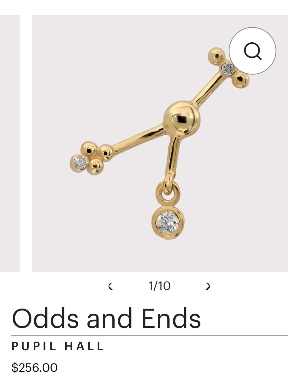 Pupil Hall Odds and Ends piercing jewelry